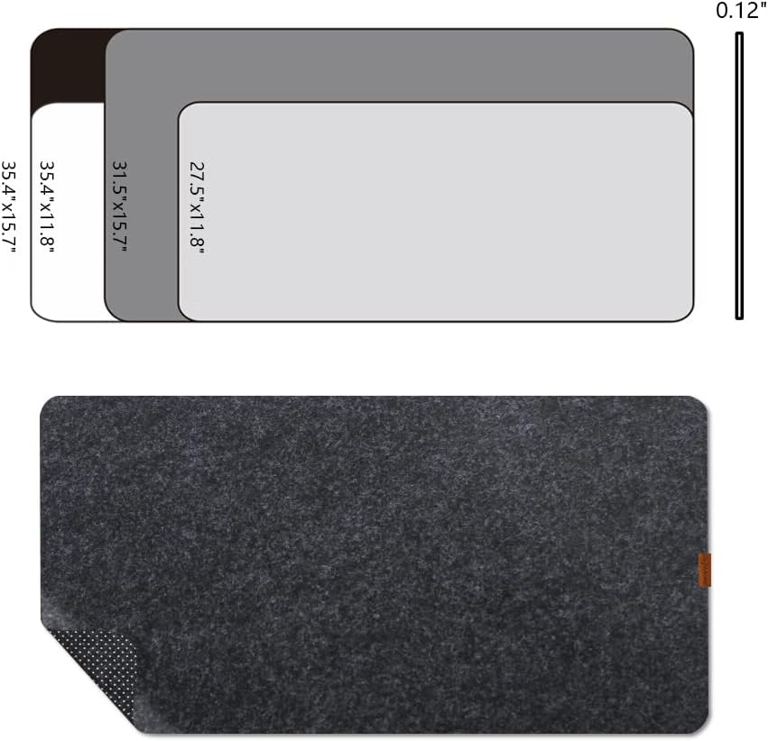 Felt Desk Mat, Mouse Pad