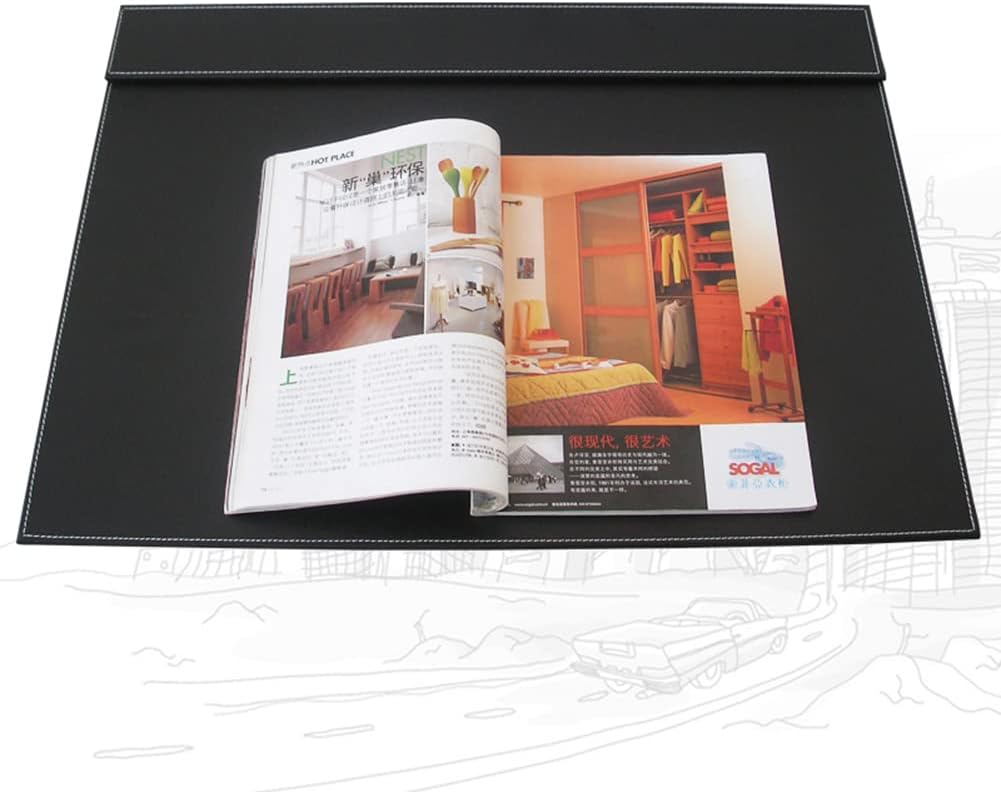 Ultra-Smooth PU Leather Desk Pad & Mat Office Desk Drawing & Writing