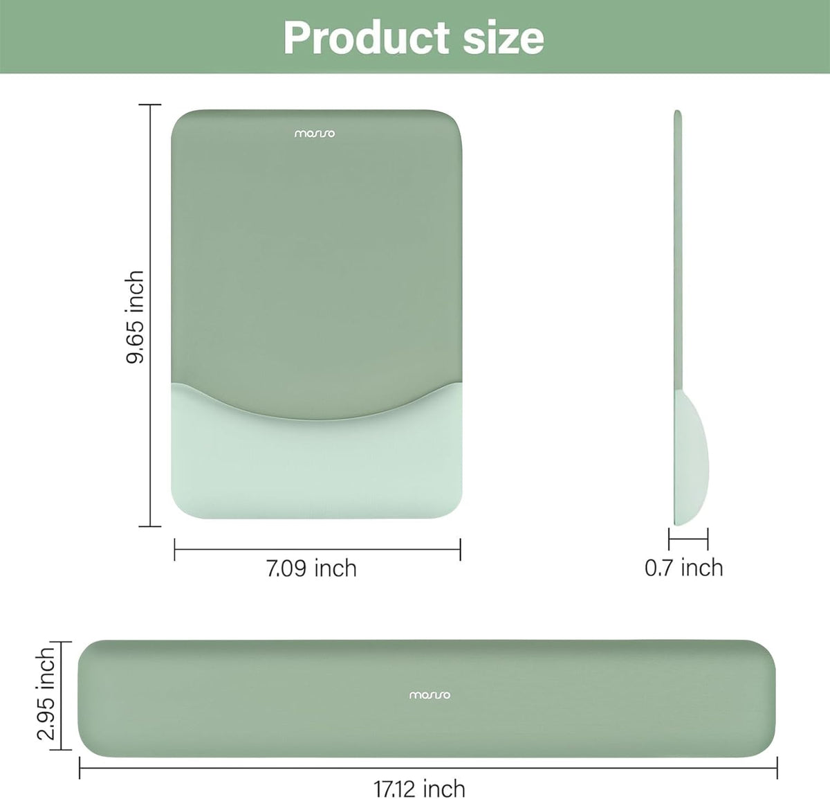 Wrist Rest Support, Green