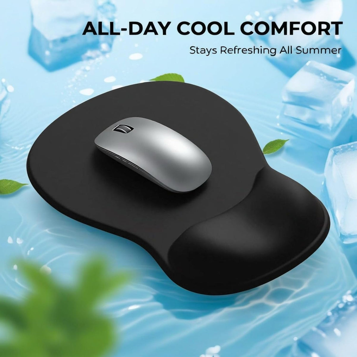 Ergonomic Mouse Pad with Gel Wrist Rest Support