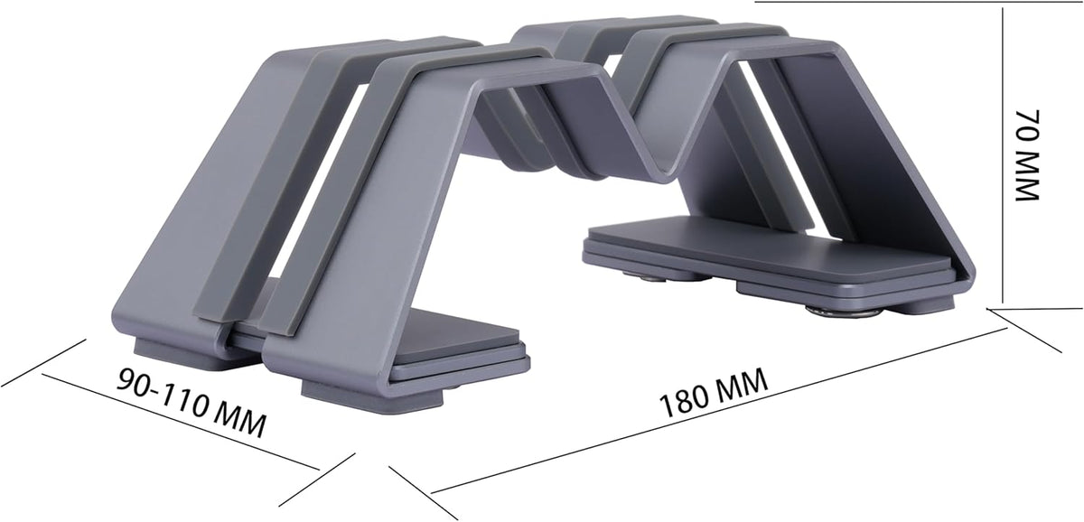 Adjustable Vertical Laptop Stand, 30mm