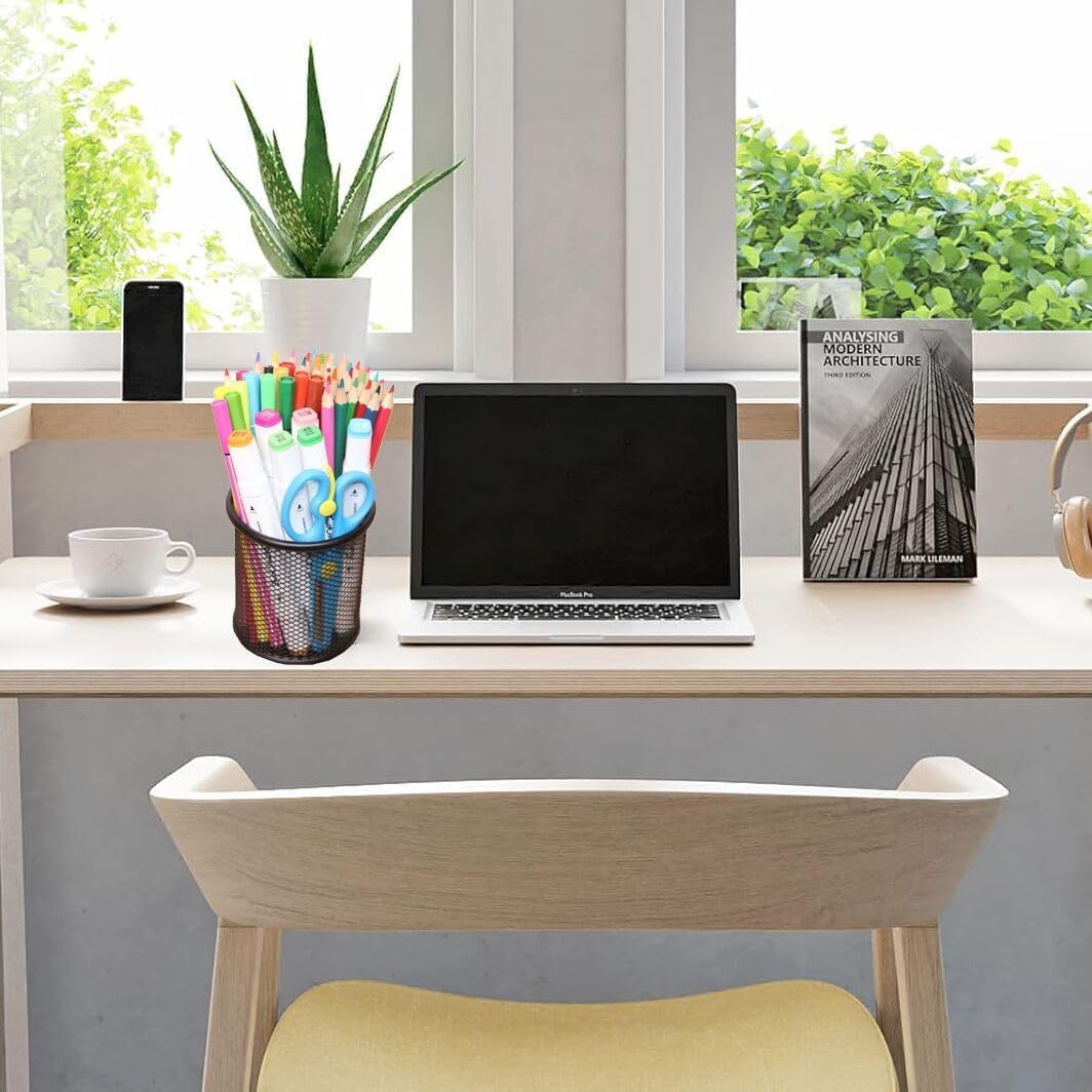 Pen Holder Pencil Holder Mesh Metal Pen Cup Holder Pencil Cup Holder