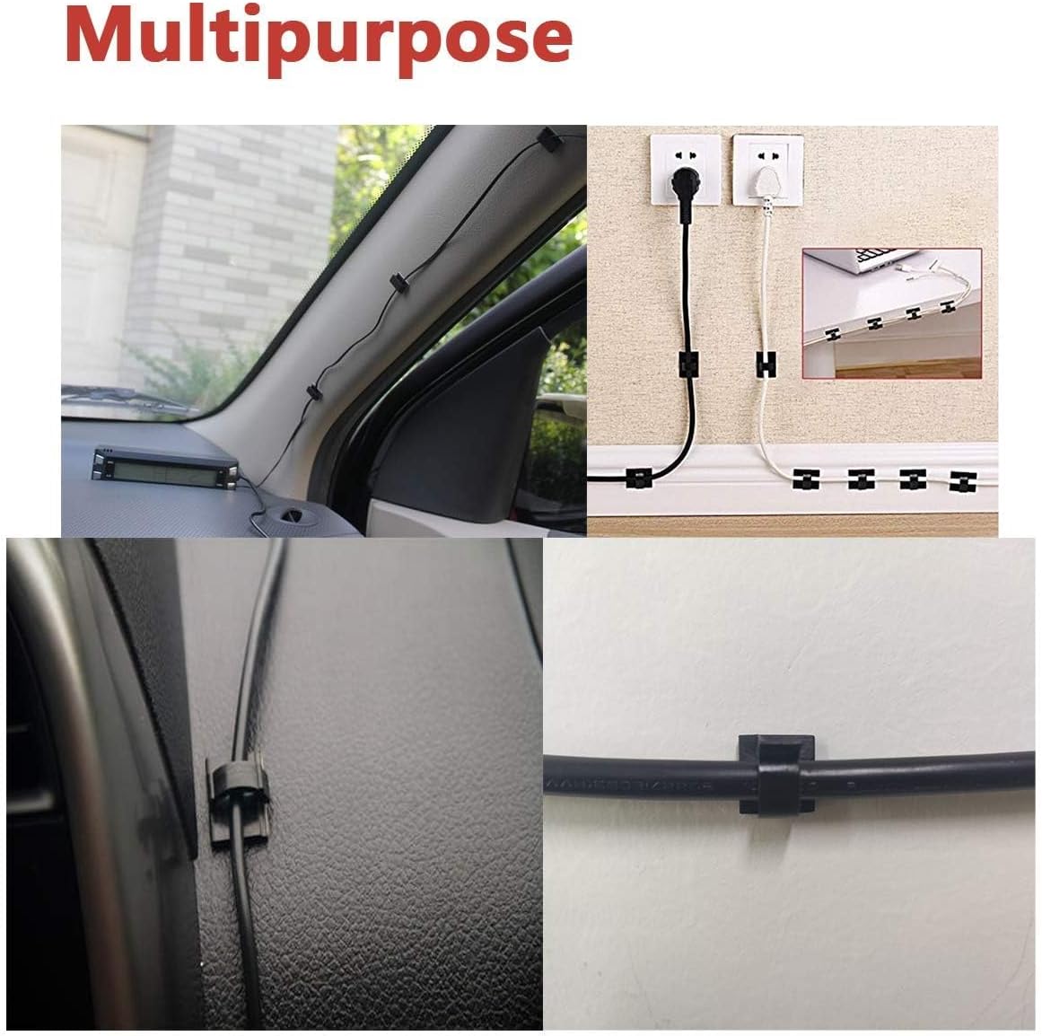 Cable Clips with Strong Adhesive Tapes