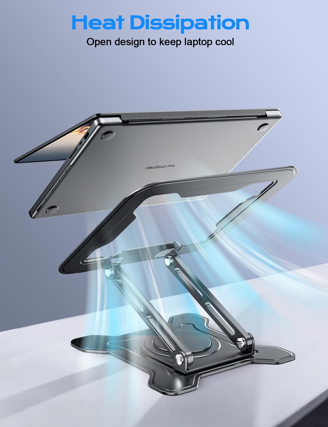 Adjustable Laptop Stand, Black