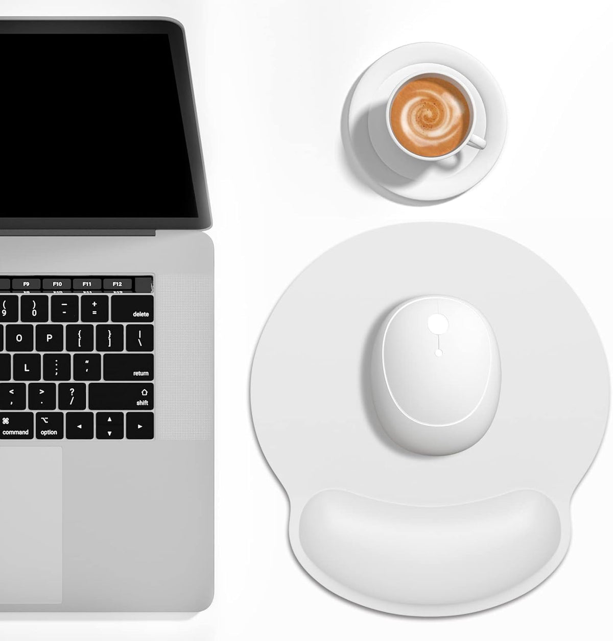 Ergonomic Mouse Pad with Wrist Support, Gray