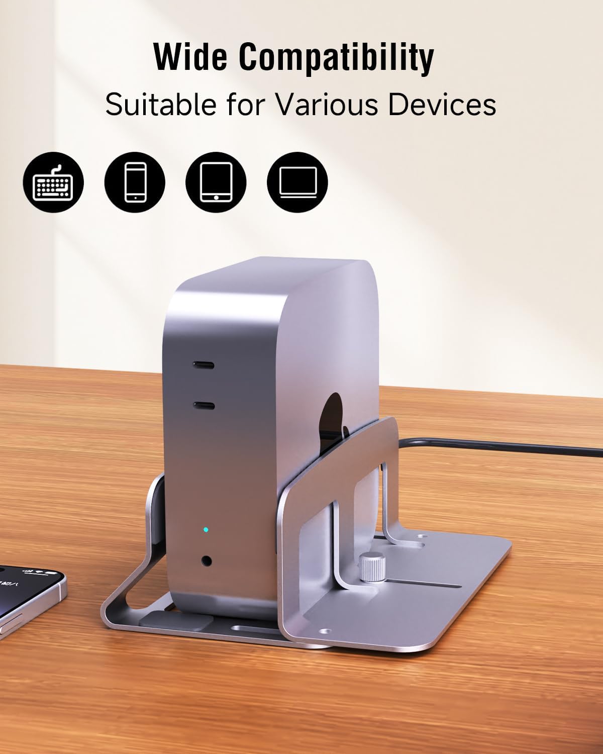 Laptop Stand, Silver, mini