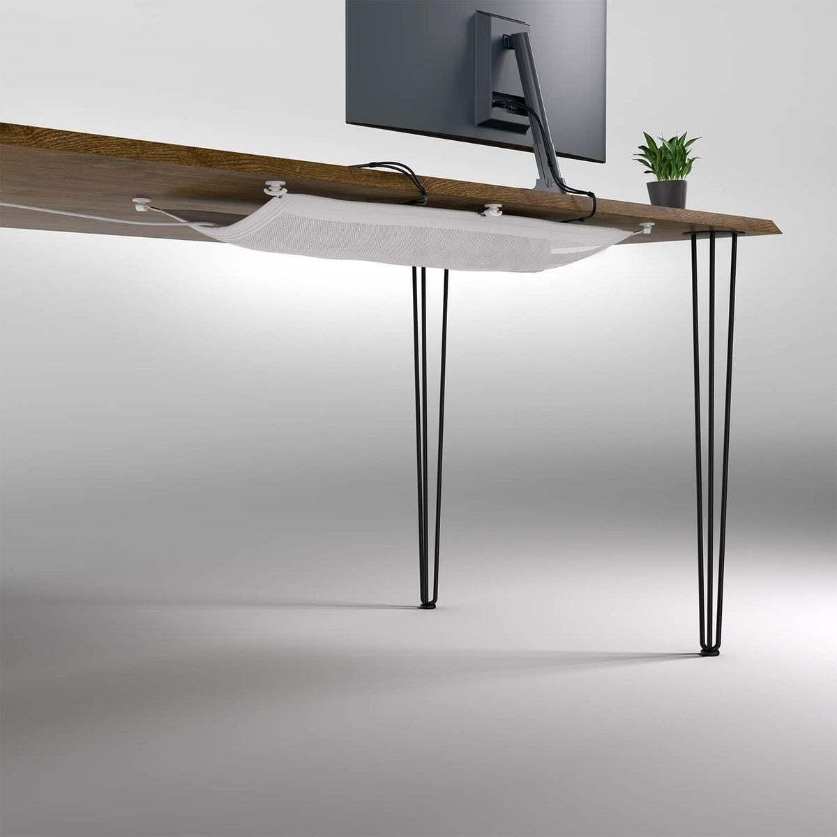 Cable Management net, Under Desk Wire Management, White