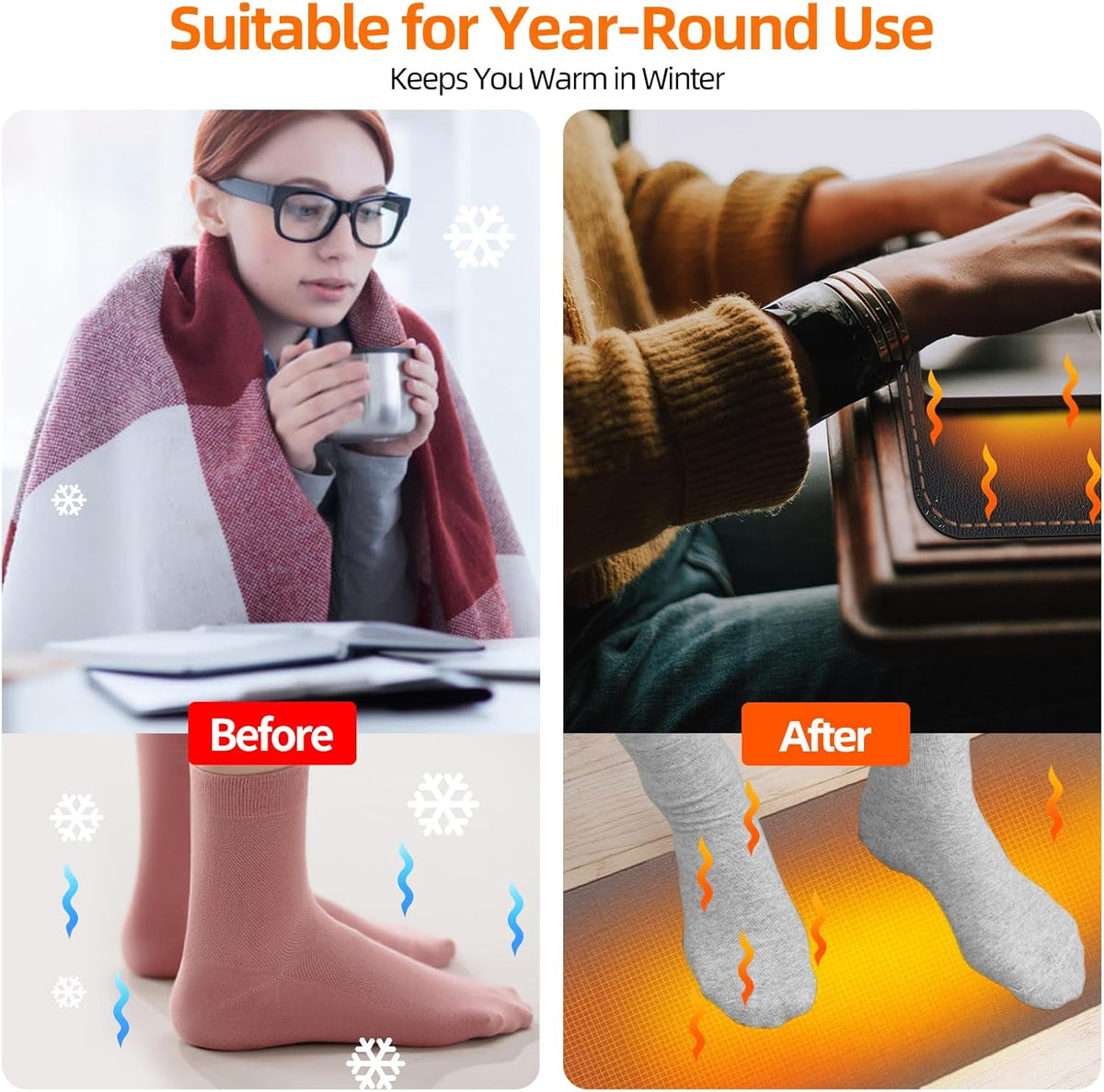 Heated Desk Pad Mouse Pad