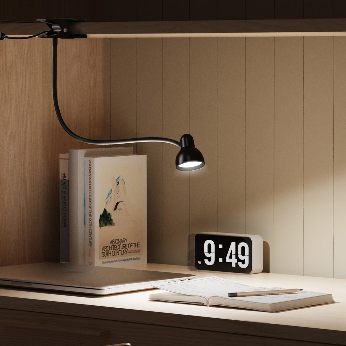 Clip-on Reading Light, 3 Color Modes