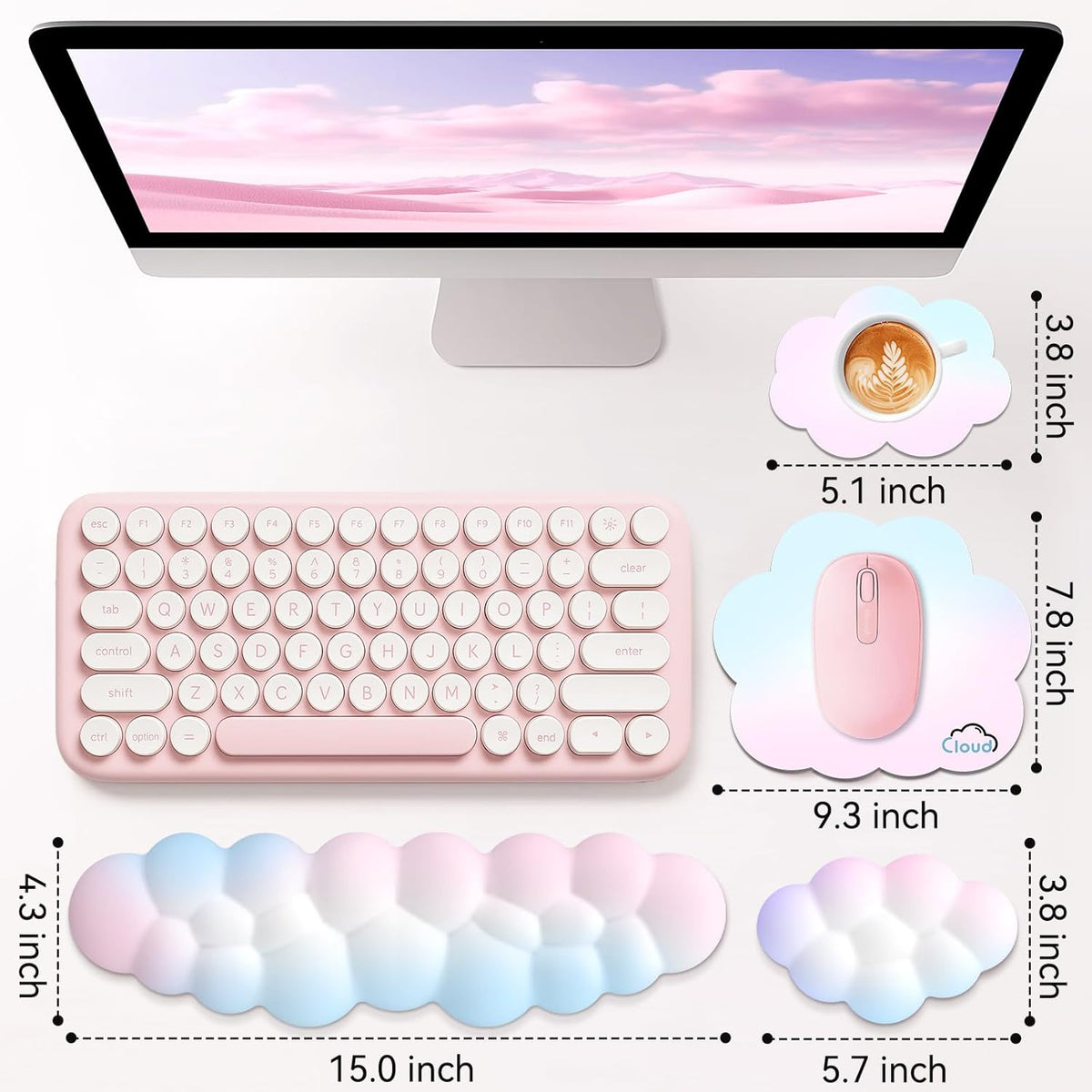 Cloud Wrist Rest, Leather