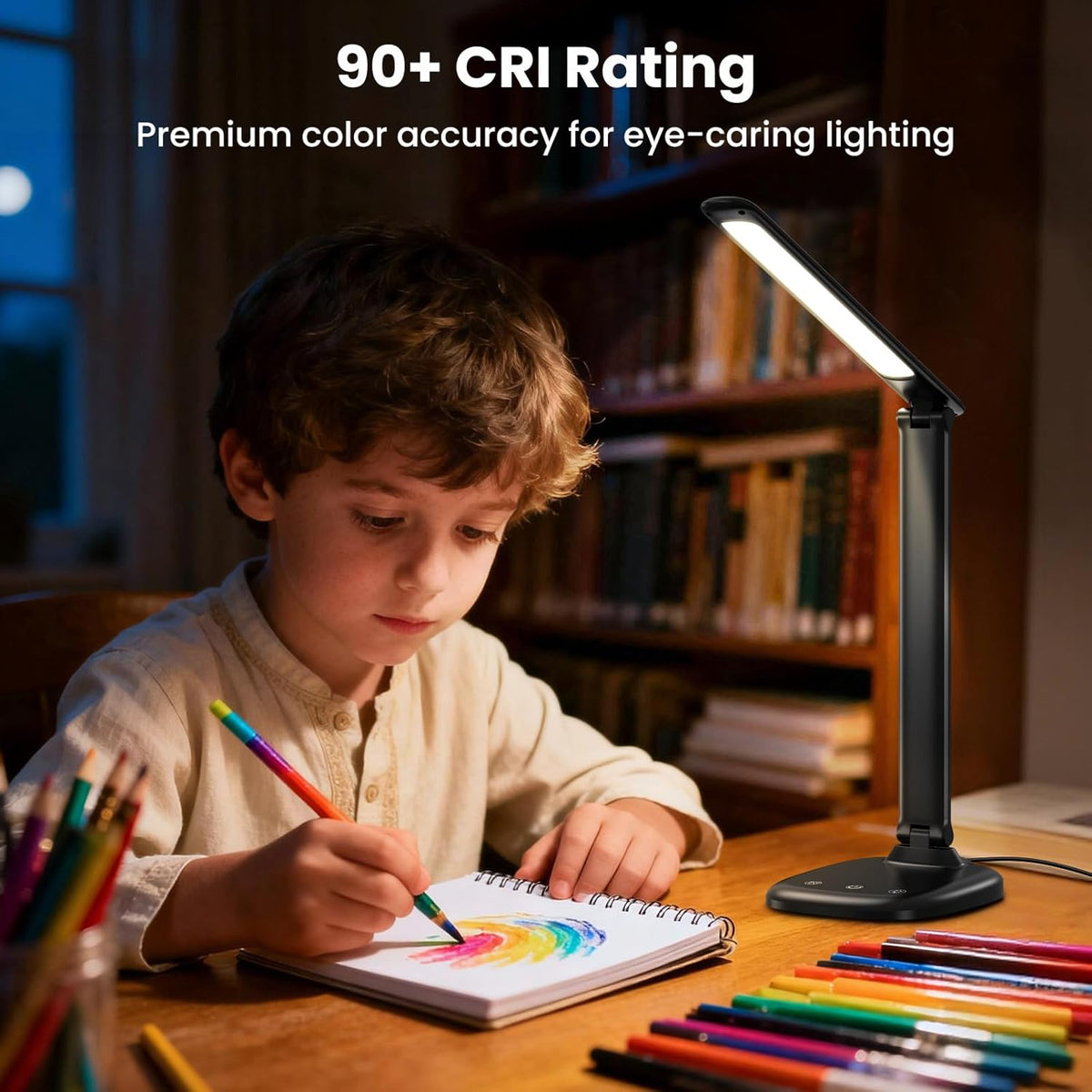 Desk Lamp with Charger