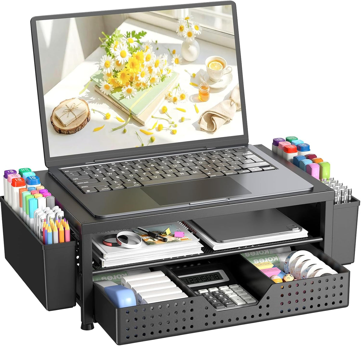 Laptop Stand Desk Organizer