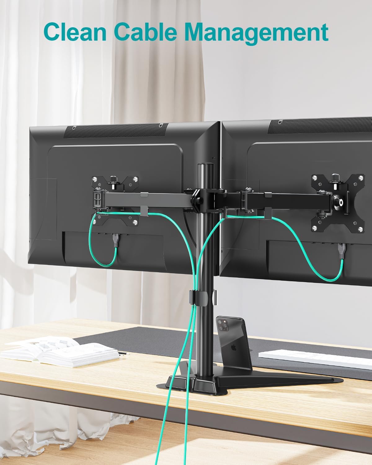 Dual Monitor Stand, 75x75