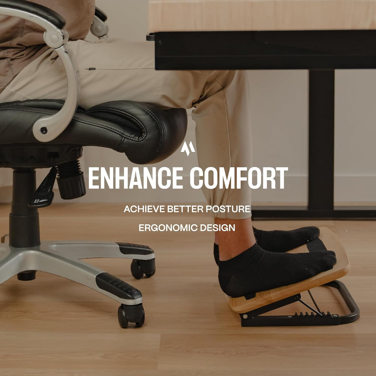 Adjustable Under Desk Foot Stool
