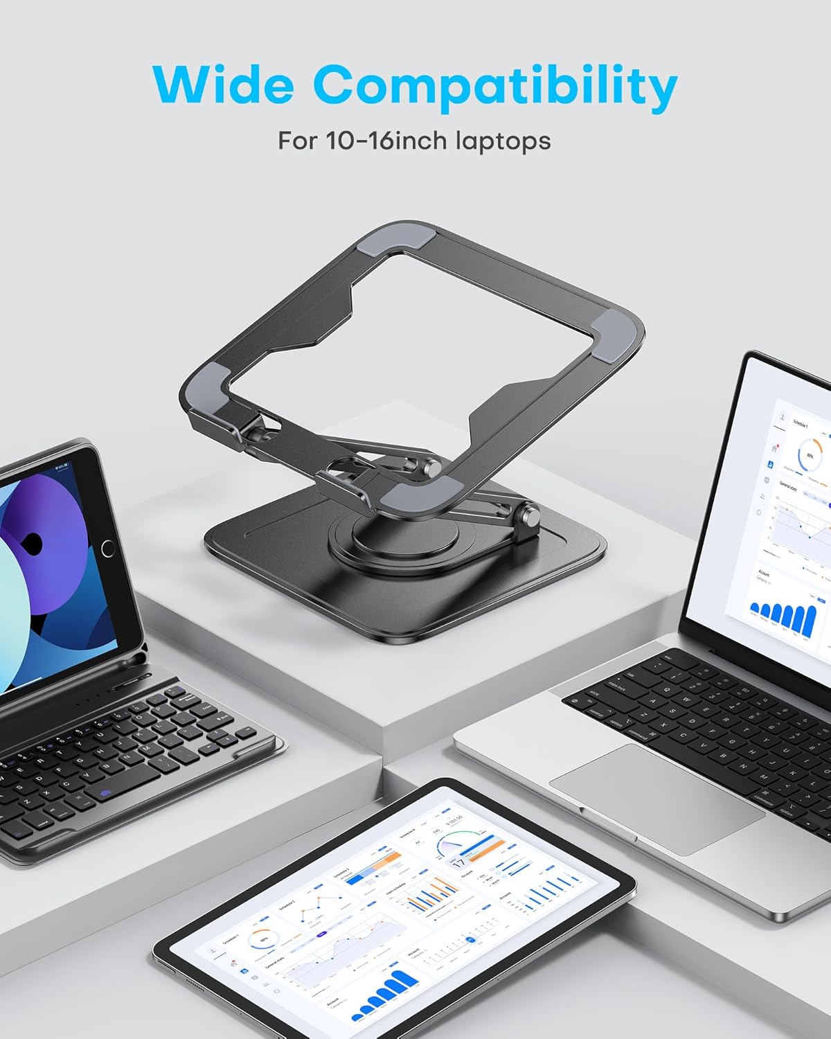 Adjustable Laptop Stand, Black