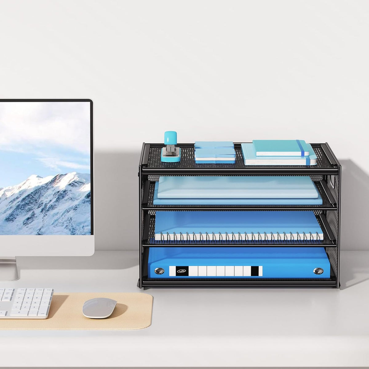 3-Tier Letter Tray Desk Organizer