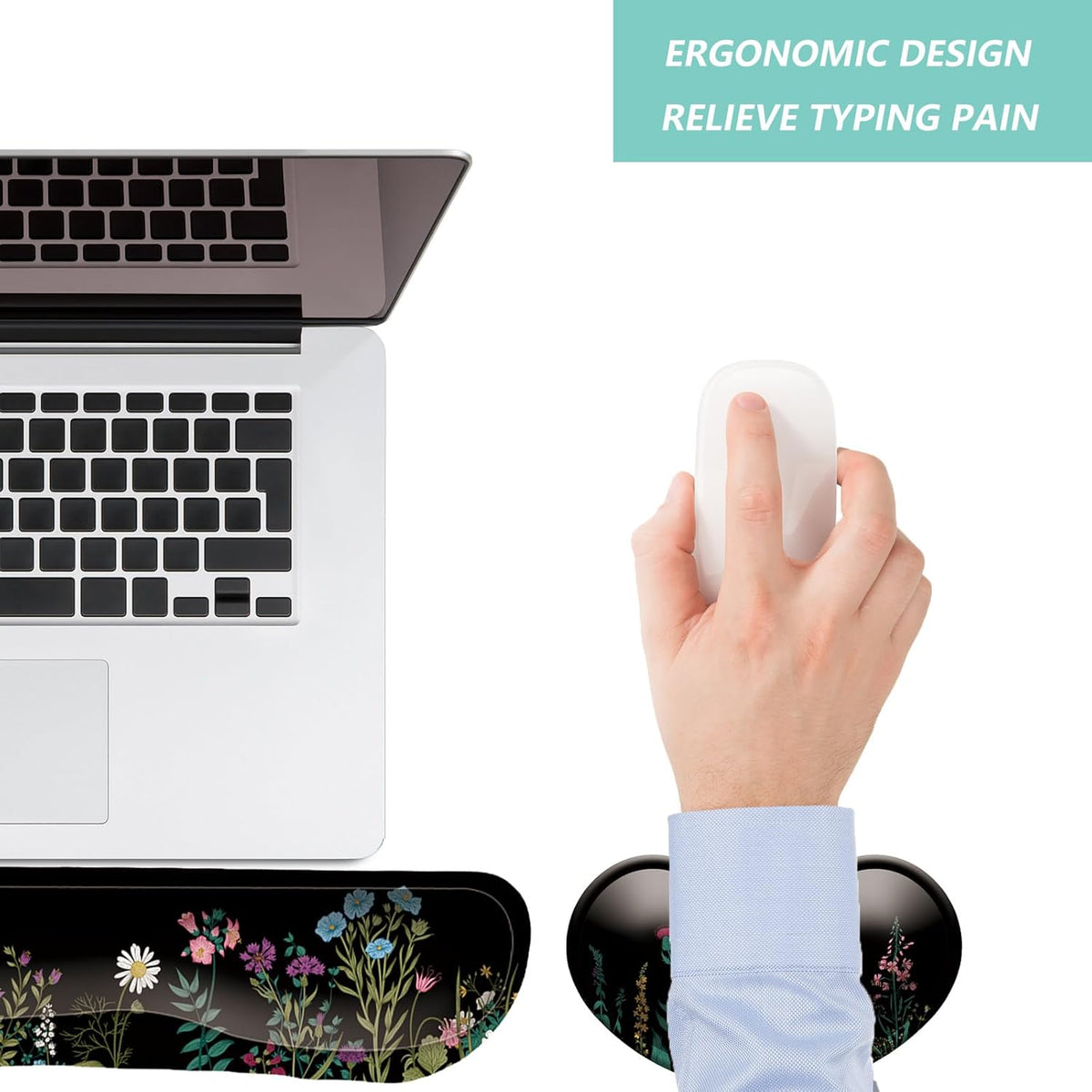Keyboard Wrist Rest Mouse Wrist Support Set