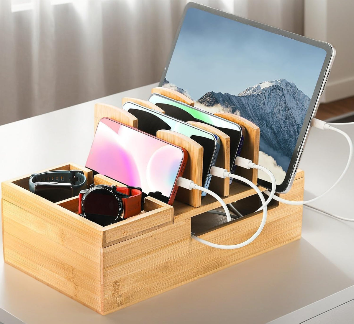 Bamboo Charging Station
