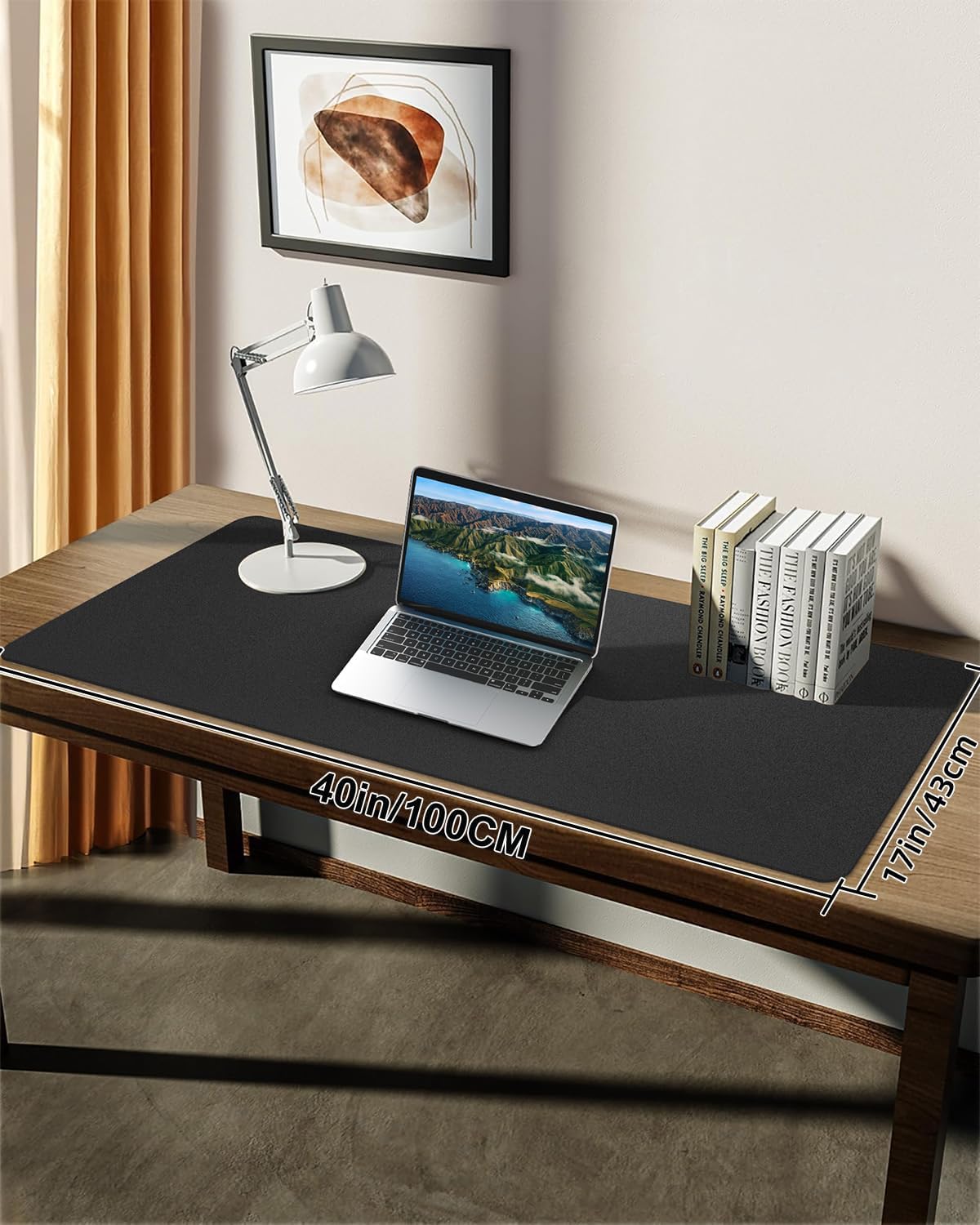 Leather Desk Pad Protector, 40 x 17