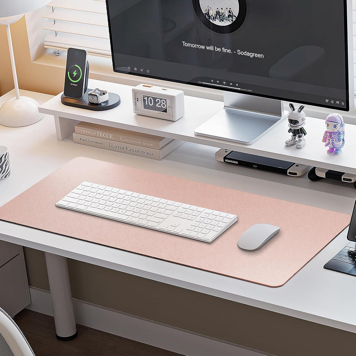 Leather Desk Pad Protector, 24x 14