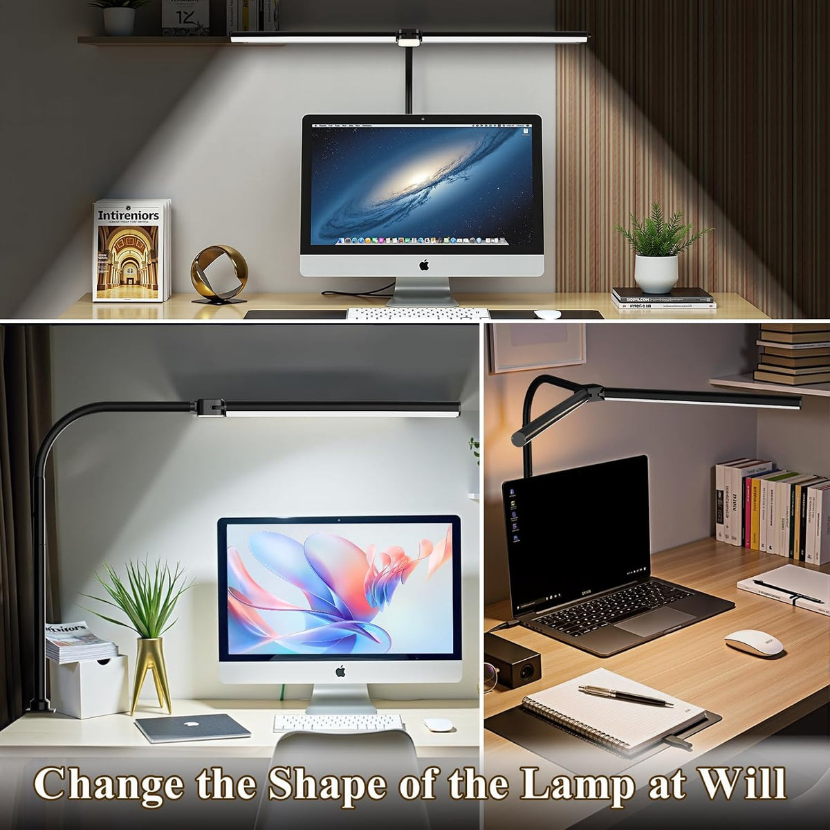 LED Desk Lamp, Blue