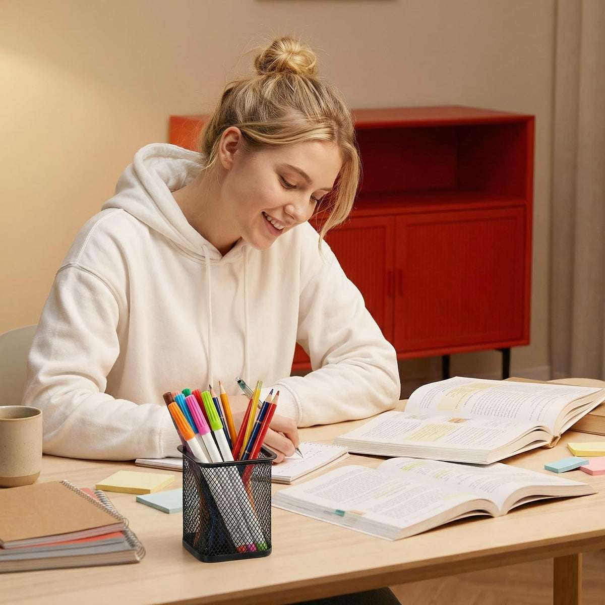 Pen Holder Pencil Holder Metal Pen Holder Cup Pencil Holder