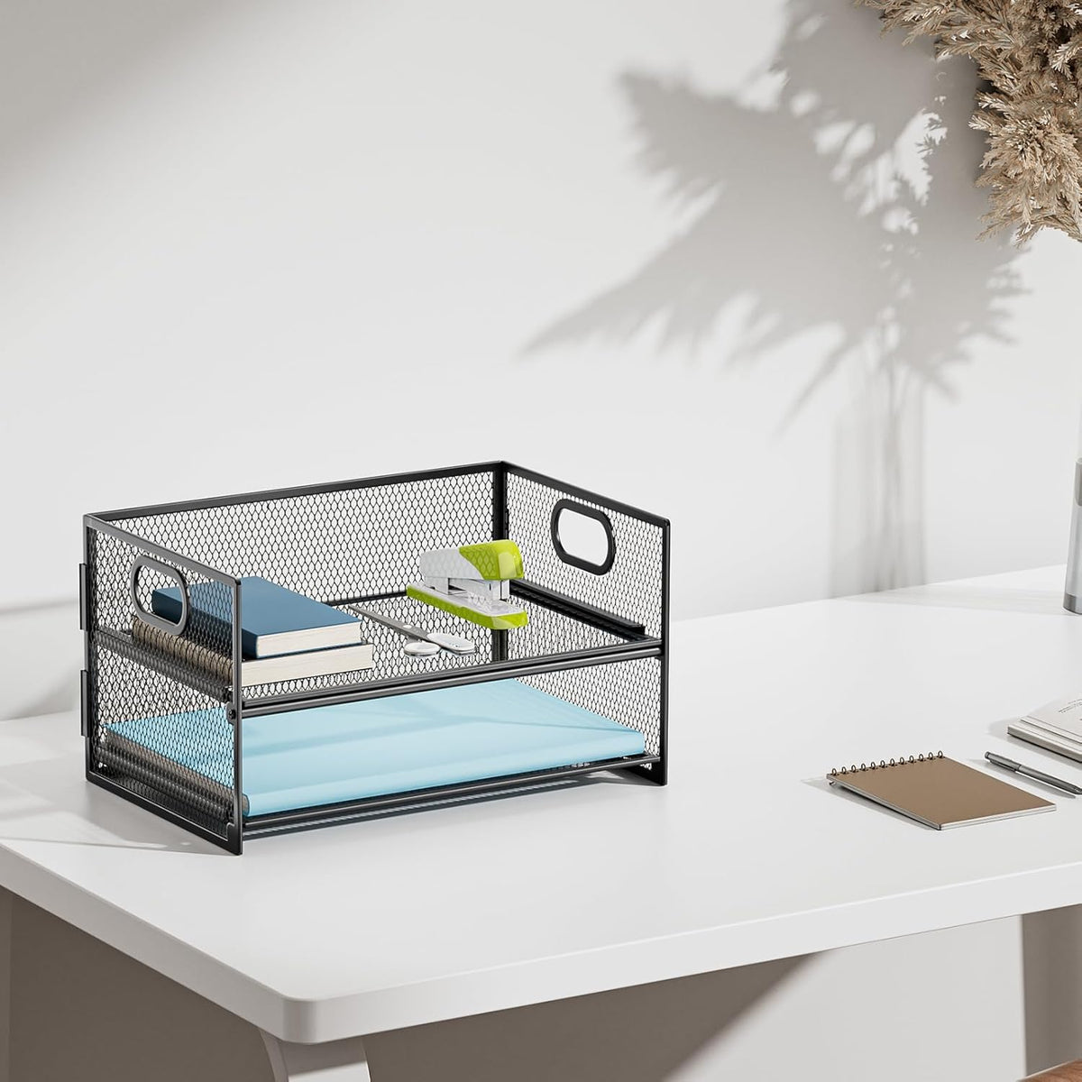 2 Tier Paper Organizer Letter Tray
