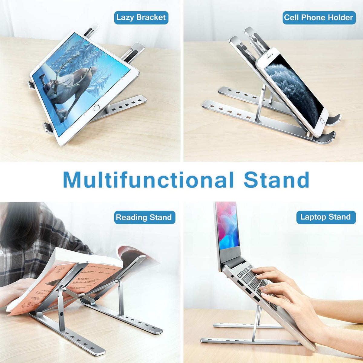 Laptop Stand, Laptop Holder Riser Computer Tablet Stand