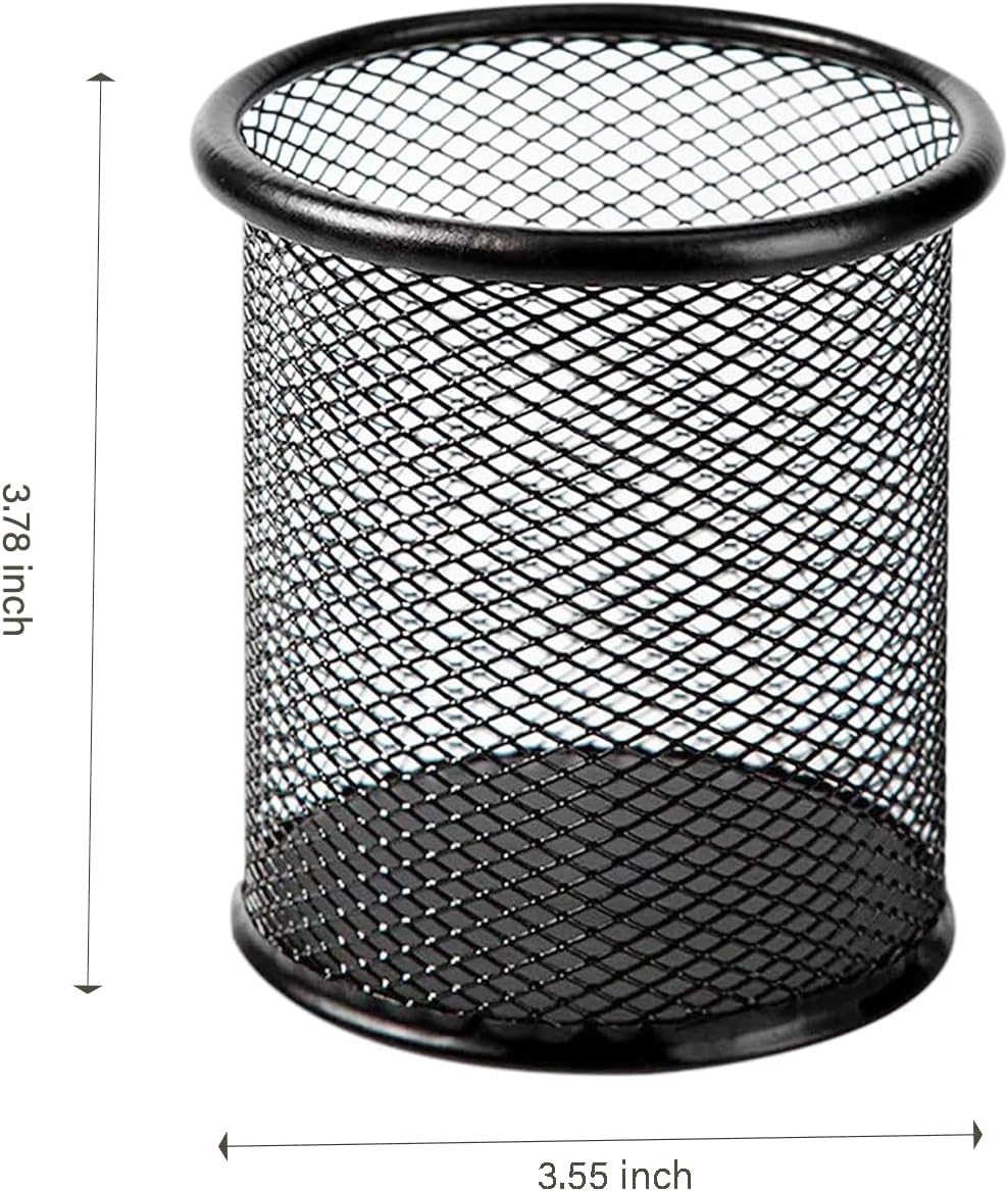 Pen Holder Mesh Pencil Holder Metal Pen Holder Cup Pencil Cup Holder