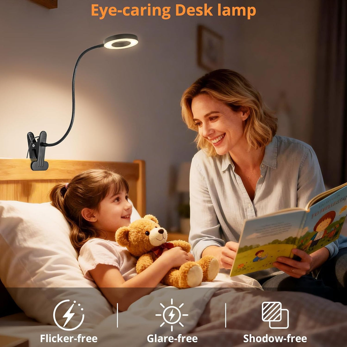 Desk Lamp Clip Light