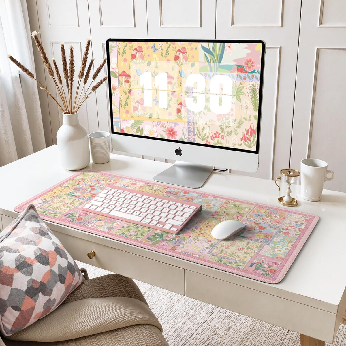 Pink Desk Mat