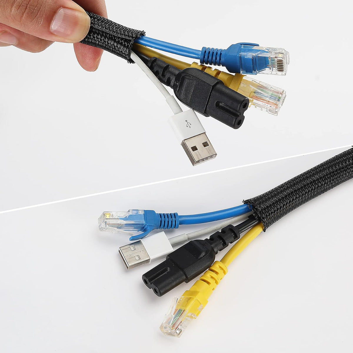 Bates 1/2 inch 10ft Long Cable Management Sleeve