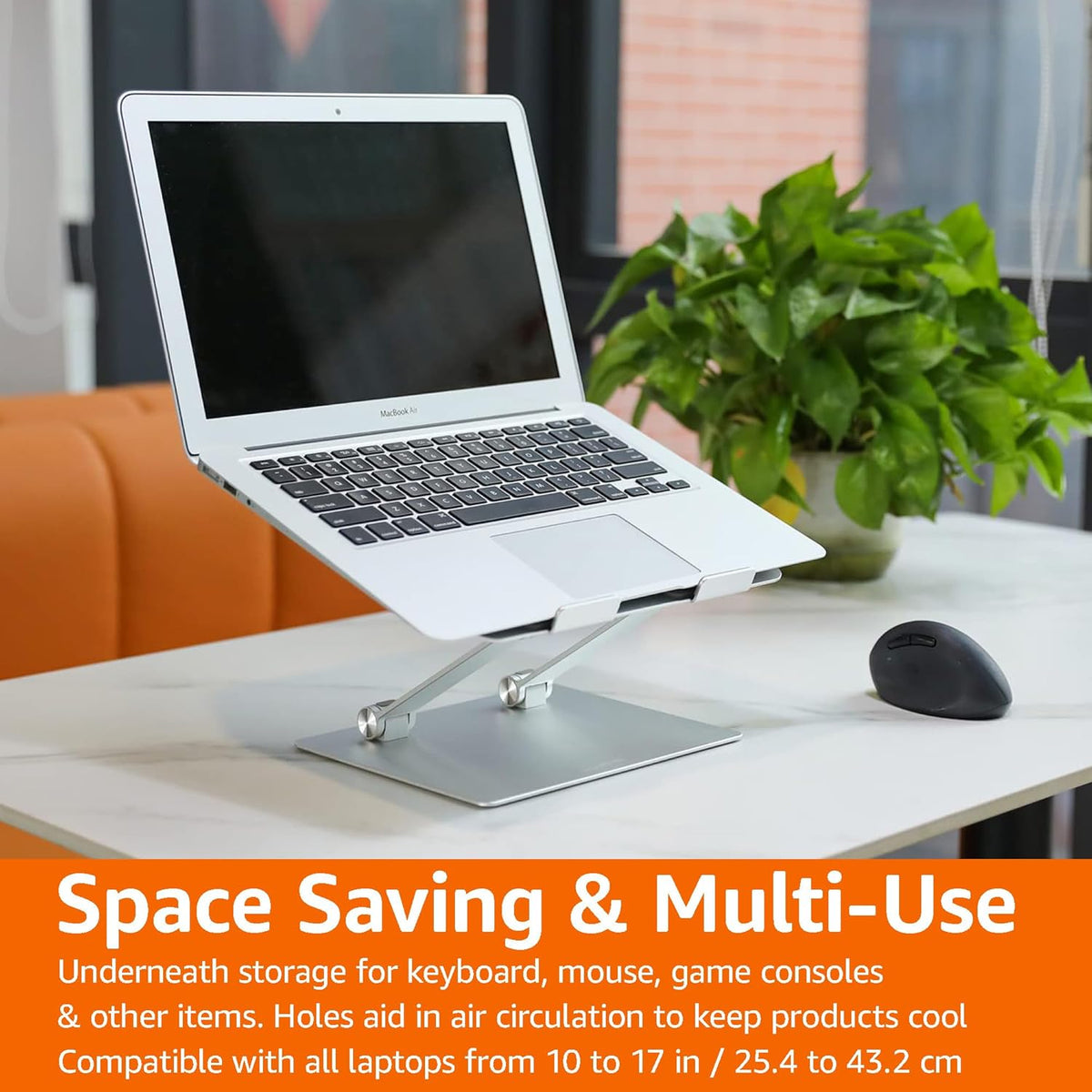 Sturdy and Portable Ergonomic Laptop Stand