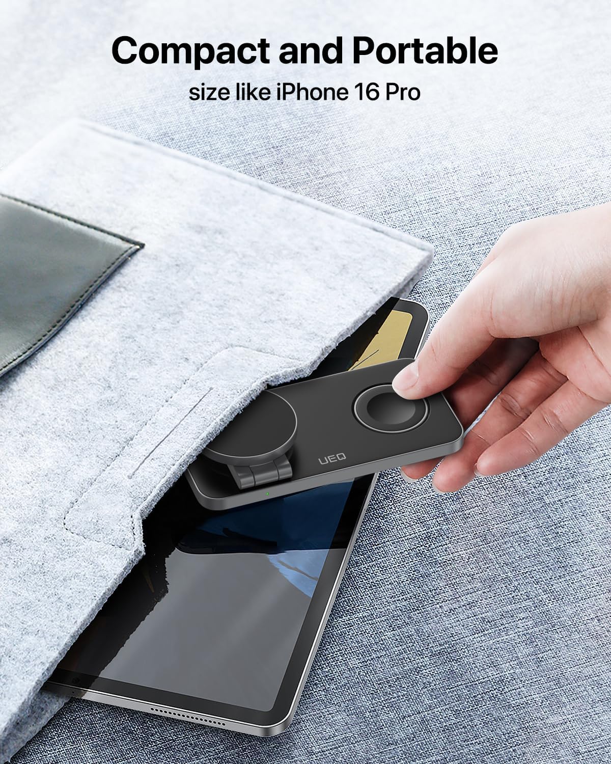 Foldable 3 in 1 Wireless Charging Station