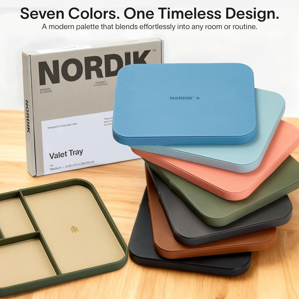 Nordik Leather Valet Tray