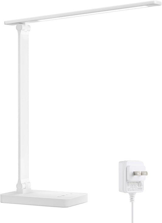 LED Desk Lamp, Metal Desk Light 9.5W 800lm