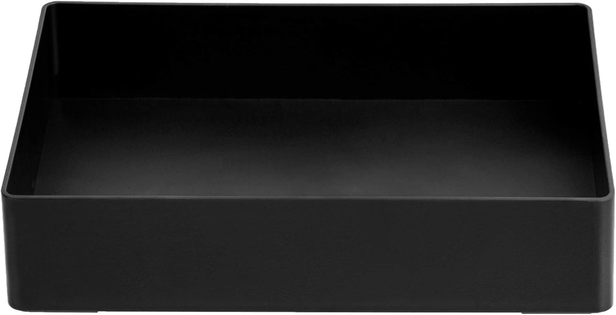 Rectangular Plastic Desk Organizer with Storage Trays, 9.4 x 6.7