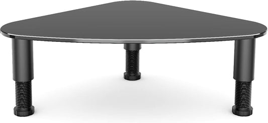 Tempered Glass Computer Monitor Riser/Triangle Save Space Desktop