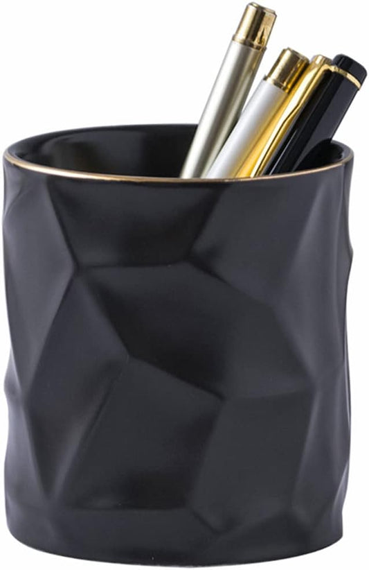 Ceramic Irregular Round Pen Holder