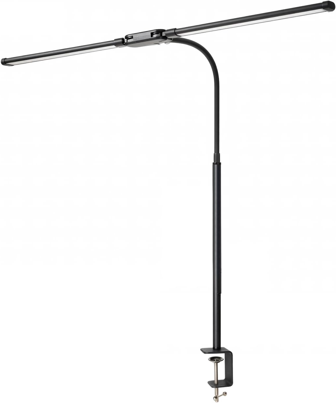 LED Desk Lamp with Clamp, Black