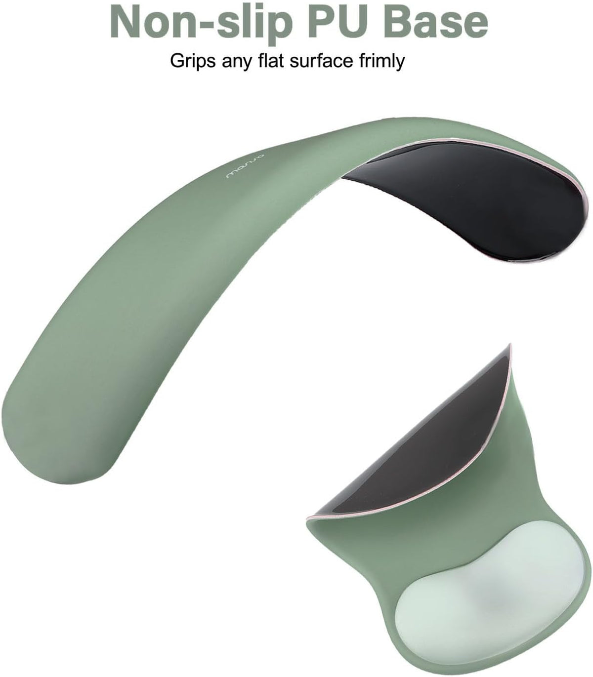 Wrist Rest Support, Green, Silicone