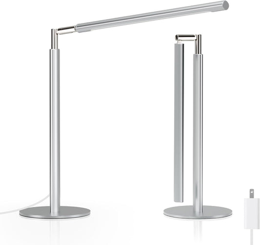 Metal Desk Lamp, Silver