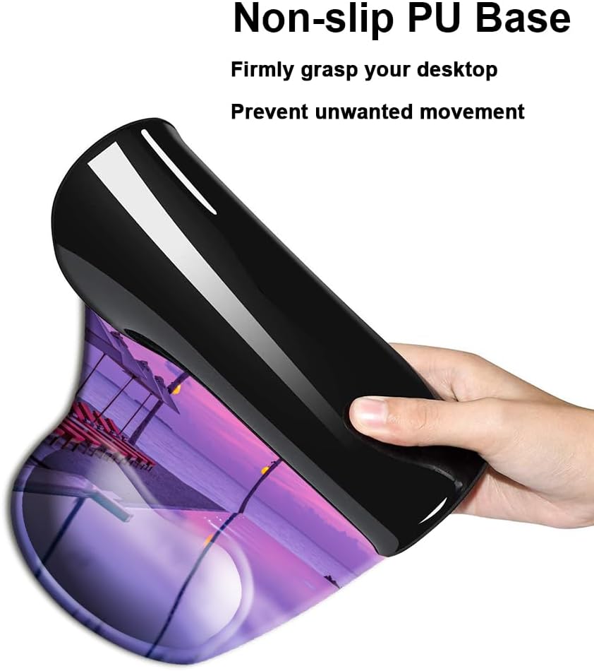 Ergonomic Mouse Pad with Wrist Support Gel Mouse Pad with Wrist Rest