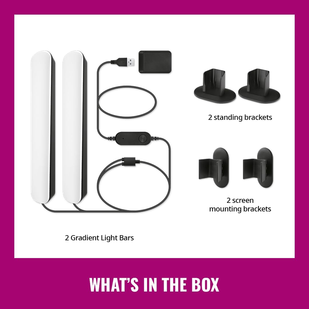 Gradient Light Bars, RGBIC