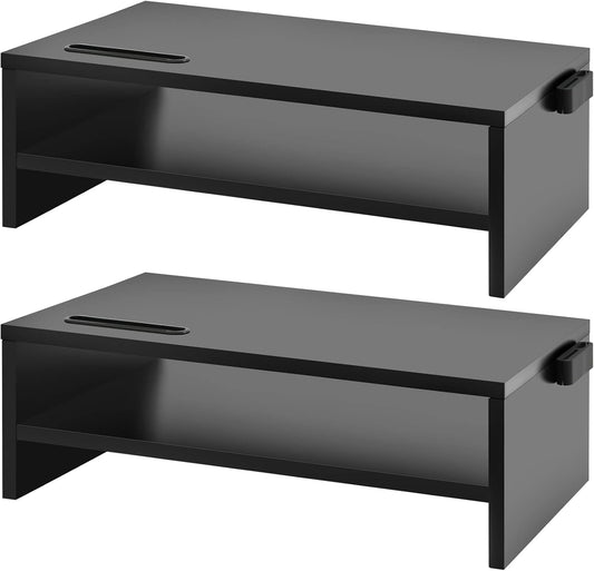 Monitor Stand Riser, 16.5 Inch 2 Tier Computer Monitor Stand
