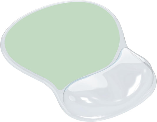 Ergonomic Mouse Pad with Gel Wrist Support, Green