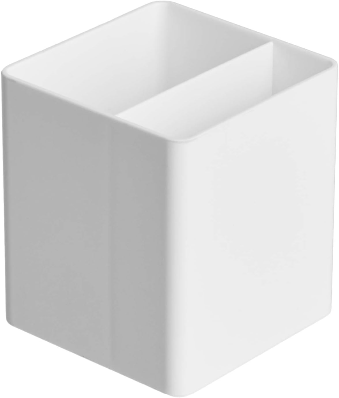 Plastic Desk Organizer Pen Cup White | Holds Pens/Pencils