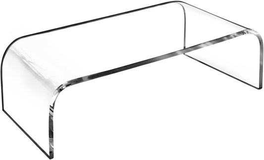 AMT Premium Acrylic Clear Monitor Riser Laptop/PC/Multimedia Monitor