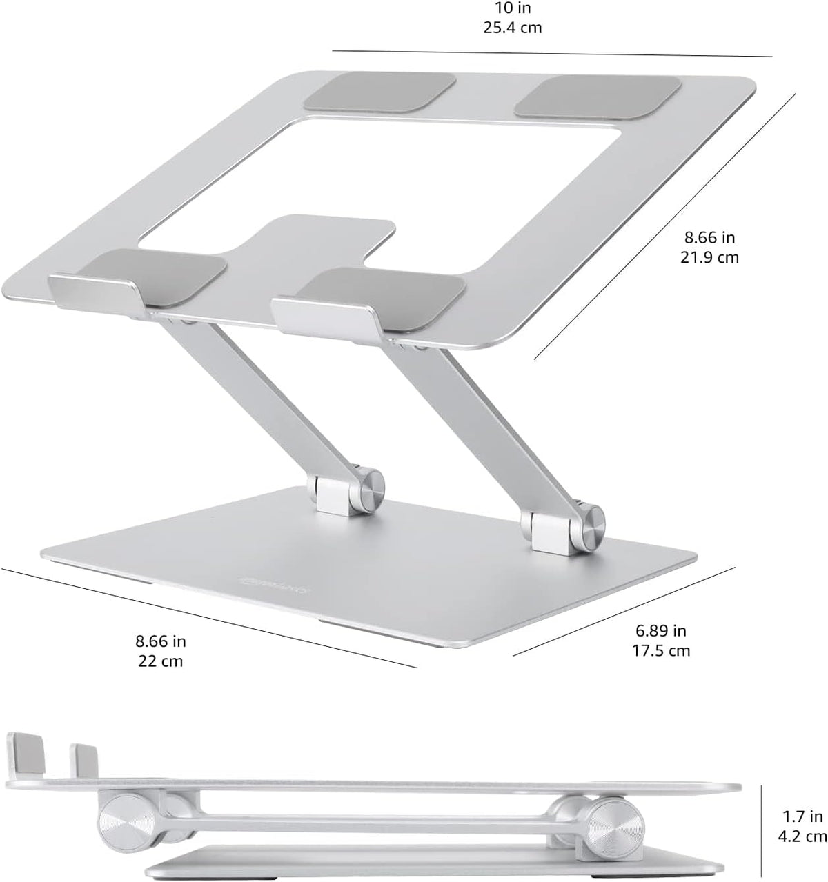 Sturdy and Portable Ergonomic Laptop Stand