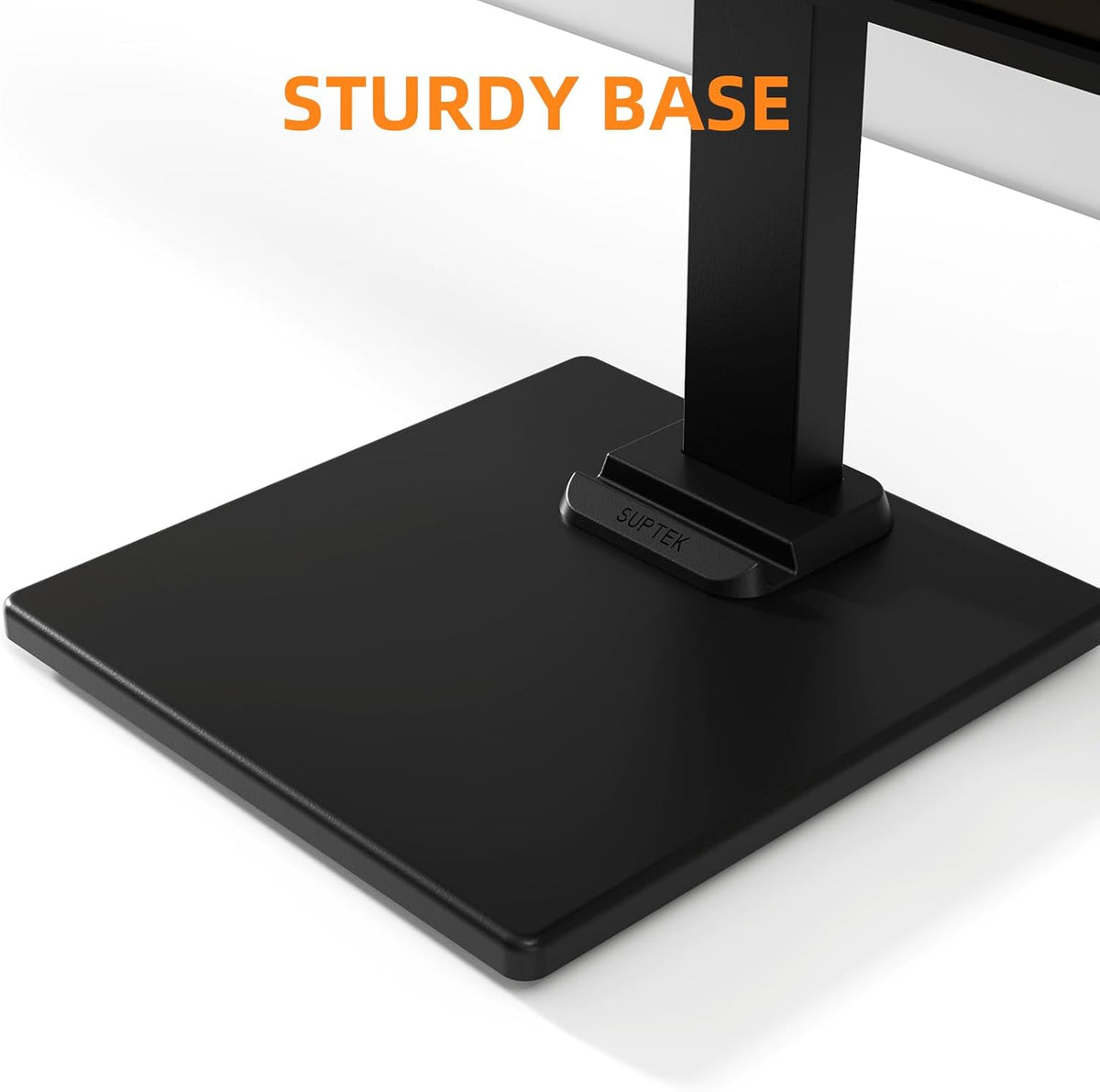 Dual Monitor Stand with Base- Vertical Stack Screen Free-Standing